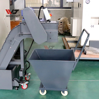 Tour CNC à banc incliné WOJIE TCK56A robuste à 12 stations avec tourelle servo et mandrin hydraulique pour le traitement d'arbres et de vannes