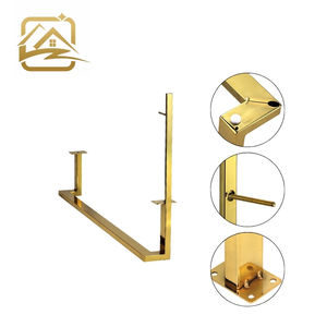 Pieds de canapé en métal doré massif de 15 cm, vente directe d'usine, pieds de meubles en fer, installation facile pour canapé - Product Image 2