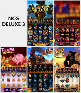 QIQU Store – Jeu de société populaire No Chance Games NCG Deluxe 3 multi-jeux 5 en 1, jeu de compétences Piggy's Big Break, plateau de jeu vertical - Product Image 4