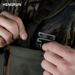 Waders de pêche à la mouche pour hommes en tissu respirant OEM/ODM, 4-5 couches imperméables avec <span class=keywords><strong>bottes</strong></span> en caoutchouc, waders de poitrine - Product Image 3