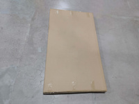 TABLE VERRE RECTANGULAIRE 120X70 TUBE ACIER VERRE A EAU
