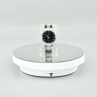 Socle rotatif électrique 3-en-1 à 360 degrés avec télécommande pour présentoir et photographie