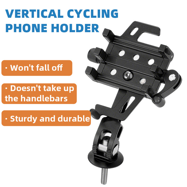 AFTFA Aluminum Quick Release Anti Shock Bike Phone Mount Cycling Accessory Electric Bicycle Phone Holder