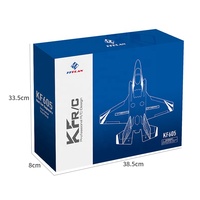 Drone RC planeur KF605 2.4G à aile fixe, avion télécommandé électrique en mousse EPP à lancer à la main, modèle de chasseur F35 pour extérieur