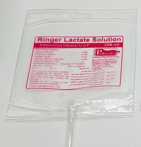 मेडिकल पीसी डिस्पोजेबल जलसेक 500 एमएल/100 एमएल/250 मिली खाली iv एकल/डबल बंदरगाहों के साथ समाधान और पैकिंग के लिए गर्म मुद्रांकन - Product Image 5