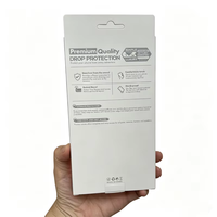 Vente en gros de boîtes d'emballage de détail en PVC transparent de haute qualité, personnalisées, universelles, blanches, design luxueux, pour étuis de téléphone portable
