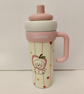 MAIMA, recién llegado, vaso portátil de acero inoxidable de 750ml, taza de café de alta apariencia con aislamiento para niños con interior de cerámica - Product Image 5