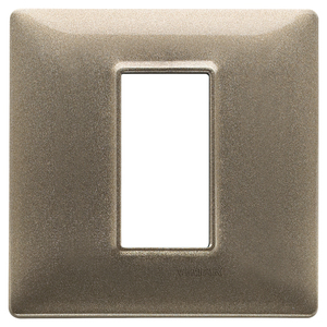 Placa de Puerta Vimar Metálica Bronce, 9.3 cm de Largo, 1.6 cm de Alto - Product Image 1