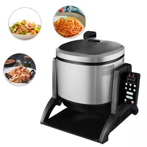 Freidora giratoria automática para Hotel y cocina, Robot de cocina inteligente multifunción, Wok, cocina de alimentos