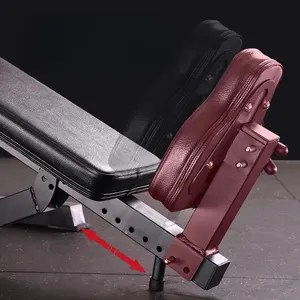 調整可能プレートロードマルチベンチフラットインクラインベンチチェストベンチプレスジム設備 - Product Image 4