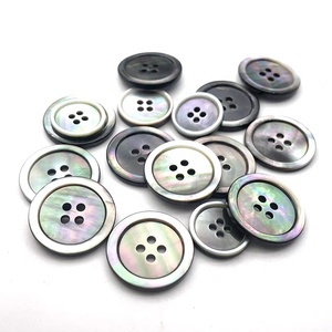 <strong>Black</strong> Genuine Mother of Pearl <strong>Buttons</strong> 4 Hole Bulk Natural <strong>MOP</strong> Pearl <strong>Shell</strong> <strong>Buttons</strong> - Product Image 3