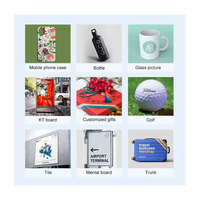 Impresora UV de Inyección de Tinta Digital Plana A3 Nueva de Fábrica DAHAO con Cabezal de Impresión XP600 para Materiales de Metal, Cuero, Flex y Huevo