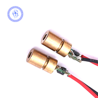 Module Laser, Mini Laser à points rouges, Focus réglable 1mw 5mw 650nm 3-5V pour Projection