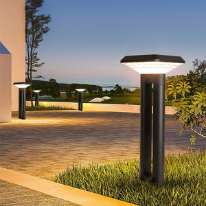 Luces Solares LED para Jardín OMSen, Impermeables IP65, de Aluminio, Modernas, para Exteriores, de 40 cm, 60 cm, 80 cm, para <span class=keywords><strong>Camino</strong></span> de Jardín, Entrada de Vehículos, Patio Delantero - Product Image 4
