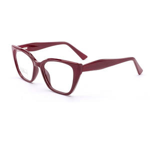 מסגרות אופטיות חדשות מסוג Cat Eye Tr90, צבעוניות, מאצטט, לנשים, מסגרת גדולה, משקפיים אופנתיים, מסגרות לא סדירות, משקפי ראייה - Product Image 5