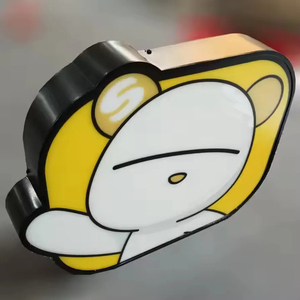 Biểu tượng tùy chỉnh ánh sáng Hộp Glow Cube vuông LED acrylic với LED hộp đèn cho quảng cáo Đăng ngoài trời không thấm nước - Product Image 2