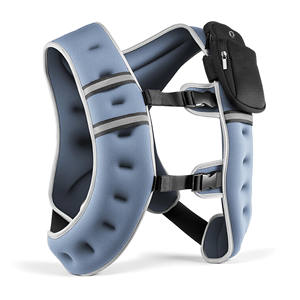 Chaleco con Peso de Cuero de Venta Caliente, 5-10 kg, para Gimnasio, Entrenamiento, Fitness, Táctico, Ajustable, Personalizado, Chaleco de Arena con Peso para Correr y Entrenar - Product Image 1