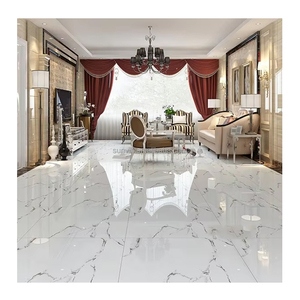 Azulejo de Cerámica Gris Moderno y Elegante de 600x1200, Azulejo de Piso de Porcelana Pulido con Aspecto de Mármol, Antiadherente, Antibacteriano para Dormitorio - Product Image 2