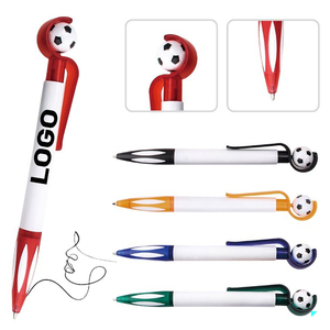 Bolígrafo de Plástico con Diseño de Balón de Fútbol, Regalos Deportivos Promocionales Personalizados, Herramienta de Escritura para Oficina y Negocios - Product Image 1