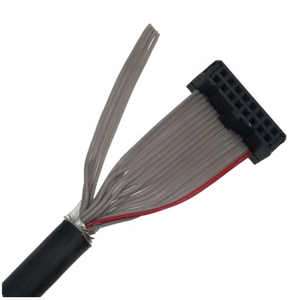 Hot Sale <b>Black</b> Shielded Round Flat Ribbon Idc Computer Cable <b>Harness</b> With Function Test - Product Image 3