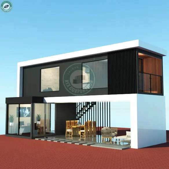 Flatpack คอนเทนเนอร์ขนาดเล็ก Office Home Modular แฟนซีสำนักงาน Show Room SOHO คอนเทนเนอร์ทำงาน Home