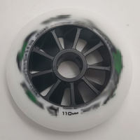 Roues de patins à roulettes en PU à double dureté et à rebond élevé, roues de patins à roulettes en ligne, roues de patins à roulettes clignotantes, catégorie de produits