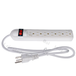 Vente directe usine – Export transfrontalier – Rallonge multiprise américaine 0,8/1/2 m 10A avec protection contre les surcharges et prises standard - Product Image 2