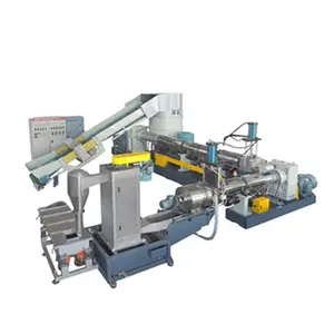 High Quality Plastic Waste Flakes Compactor Extruder Pelletizing Machine/Granulating Equipment