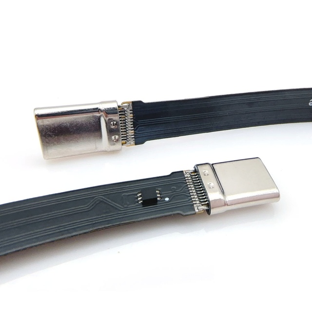 FPC Flexible Cable Type-C24P Dual-Way Male Connector 150mm Bare Wire PD3.0 Full-Function Adapter