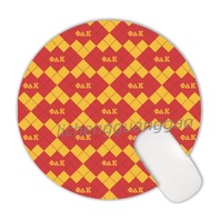 Tapis de souris rond Sorority Chi Eta Phi, base en caoutchouc antidérapante, tapis de bureau, surface lisse, accessoires pour la maison, flambant neuf