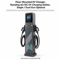 Cargador de Vehículos Eléctricos Tipo 2, 11kw, 7kw, 22kw, Tipo 1, Tipo 2, NACS, GB, Inteligente, OCPP, APP, RFID, CE, LCD, OEM, IP65, Estación de Carga Doméstica, Proveedor de Fábrica