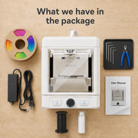 Imprimante 3D Mixware WandGo de qualité consommateur avec IA pour enfants - Imprimante FDM colorée et fermée pour filament PLA 1,75 mm, éducation STEM, Guangdong Private