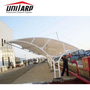 1100gsm Traction PVC Membrane Structure Laquage Couteau Enduit Grattage Bâche pour Voiture <span class=keywords><strong>Parking</strong></span> Hangar - Product Image 1