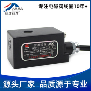 Bobine solénoïde antidéflagrante Nijia Technology 1420 24V 13W pour vannes hydrauliques - Product Image 5
