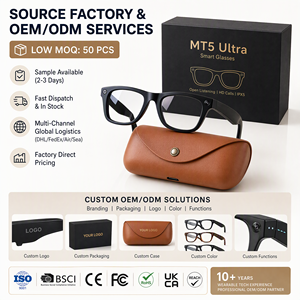Gafas Inteligentes con IA <span class=keywords><strong>de</strong></span> Alta Calidad, MT5 ULTRA, Activación por Voz, Traducción Inteligente, Cámara <span class=keywords><strong>de</strong></span> 8MP, IPX-5, Caja <span class=keywords><strong>de</strong></span> Carga Magnética, Llamadas - Product Image 5
