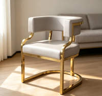 Chaise multifonctionnelle de luxe en acier de haute qualité - Table à manger - Utilisation à domicile, au bureau, à l'hôtel - Couleur rouge - Design moderne - Durable - Écologique