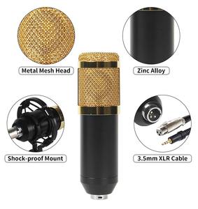 Radyo stüdyo kondenser mikrofon alaşım kitleri ses kartı kondenser BM800 Mic ile popüler <span class=keywords><strong>Podcast</strong></span> kayıt/canlı akışı - Product Image 2