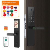 Cámara incorporada Tarjeta inteligente Cerradura de hotel La mejor cerradura de puerta de casa inteligente inalámbrica con huella dactilar NFC para oficina