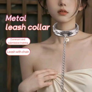 Collar Metálico de Alta Calidad FISTSX con Correa, Collar de Restricción BDSM para Parejas, Juego SM, Equipo de Bondage para Hombres y Mujeres, Juguetes Sexuales - Product Image 3