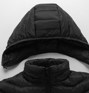 Veste chauffante électrique pour homme avec 3 niveaux de température, couverture chauffante pour vêtements d'hiver, zone de chauffage à choix libre - Product Image 3