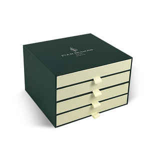 Recyclable Rigid Grey Board Matte Finish Sliding Drawer <b>Box</b> Packaging Premium <b>Gift</b> <b>Box</b> for Jewelry Custom Logo - Product Image 4