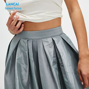 กระโปรงสตรีทรงหลวมผ้าโพลีเอสเตอร์ - Product Image 4