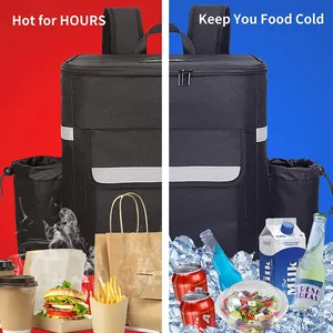 Large Capacity Waterproof Cooler Thermal Insulated Backpack Pizza Food Delivery Bag for Bicycle <strong>Transport</strong> - Product Image 2