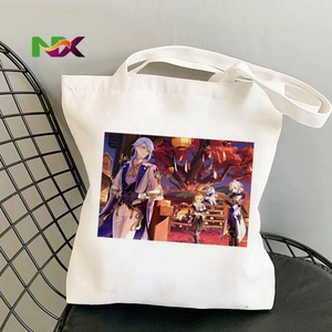 Bolsa de Hombro de Lona con Estampado de Anime de Genshin Impact, <span class=keywords><strong>Kamisato</strong></span> <span class=keywords><strong>Ayato</strong></span> Yashiro Commissioner, Estilo Harajuku - Product Image 4