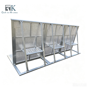 Barrières de sécurité pour événements en plein air, barrières de sécurité pour concerts, barrières en aluminium à vendre - Product Image 1