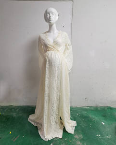 Robe Maxi <span class=keywords><strong>de</strong></span> maternité en dentelle bohème <span class=keywords><strong>pour</strong></span> <span class=keywords><strong>de</strong></span> magnifiques séances <span class=keywords><strong>photo</strong></span> <span class=keywords><strong>de</strong></span> <span class=keywords><strong>grossesse</strong></span> Robe longue au sol <span class=keywords><strong>pour</strong></span> robe <span class=keywords><strong>de</strong></span> photographie - Product Image 4