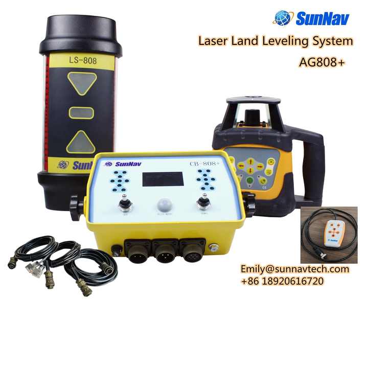 SunNav High-Accuracy Laser Land Leveling Scraper Machine - OEM