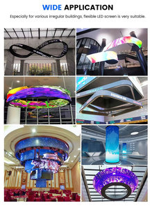Pantalla LED Curva para Video Wall Publicitario Interior y Exterior P1.25 P2.5 P3 para Estudio de TV, Conciertos, Tiendas Minoristas y Centros Comerciales - Product Image 5