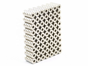 Aimants en néodyme N52 de terres rares super puissants Aimant permanent en forme d'anneau diamétralement magnétisé - Product Image 2