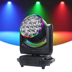 19x15W dẫn di chuyển đầu ánh sáng DMX512 Zoom rửa ánh sáng RGBW điểm duy nhất điều khiển ánh sáng sân khấu cho buổi hòa nhạc đám cưới hộp đêm thanh - Product Image 1